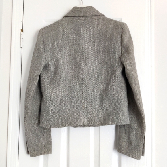 Zara wool blend cropped blazer - Picture 3 of 4